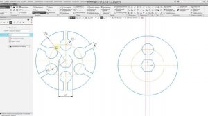 Копирование плоских объектов на чертеже в САПР КОМПАС 3D