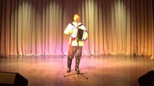 Встреча земляков "России важен каждый мордвин". Гармонист Иван Пивоваров - "Под окном широким"