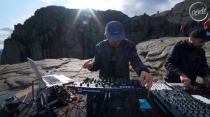 Einmusik b2b Jonas Saalbach live at Preikestolen in Norway for Cercle