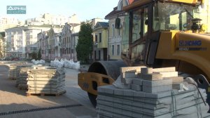 Капитальный ремонт дороги на ул. Славянской