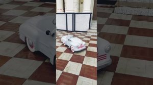 Детский педальный ретро автомобиль Урал Победа СССР 1950 года выпуска Винтаж раритет