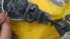 Разборка и смазка редуктора сабельной пилы