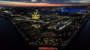 Вечерний Нижний Новгород. Стрелка.