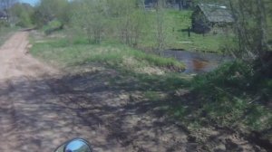 Поездка в Вепсский лес, д. Лукино на YBR125