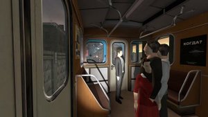 Garrys mod Metrostroi состав 81-717 Номерной с маской 222 подстекольный
