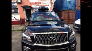 Автобагажник-бокс Thule Spirit 820 на крыше Infiniti (Инфинити) QX80