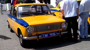 Автопробег ретро автомобилей ГАИ. Руза, 03.07.2013