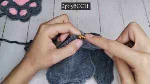 Плюшевые митенки (варежки, перчатки)- КОТОЛАПКИ. Кошачьи лапки крючком. Тренд TikTok. Подробный МК.