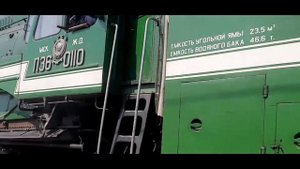 ПАРОВОЗ П36-0110 С ТУРИСТИЧЕСКИМ ПОЕЗДОМ ПРИБЫВАЕТ НА СТАНЦИЮ "КАЛУГА 1"