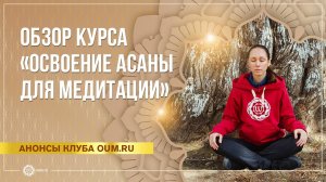 Обзор занятий курса «Освоение медитативной асаны» на asanaonline.ru Екатерина Андросова