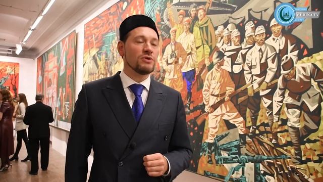 Дамир Мухетдинов принял участие в  выставке современного изобразительного искусства «Война и мир»