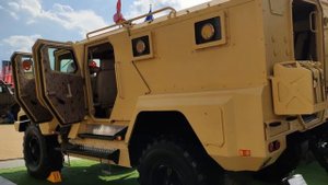Новейший российский многоцелевой бронеавтомобиль ВПК-Урал проходит испытания