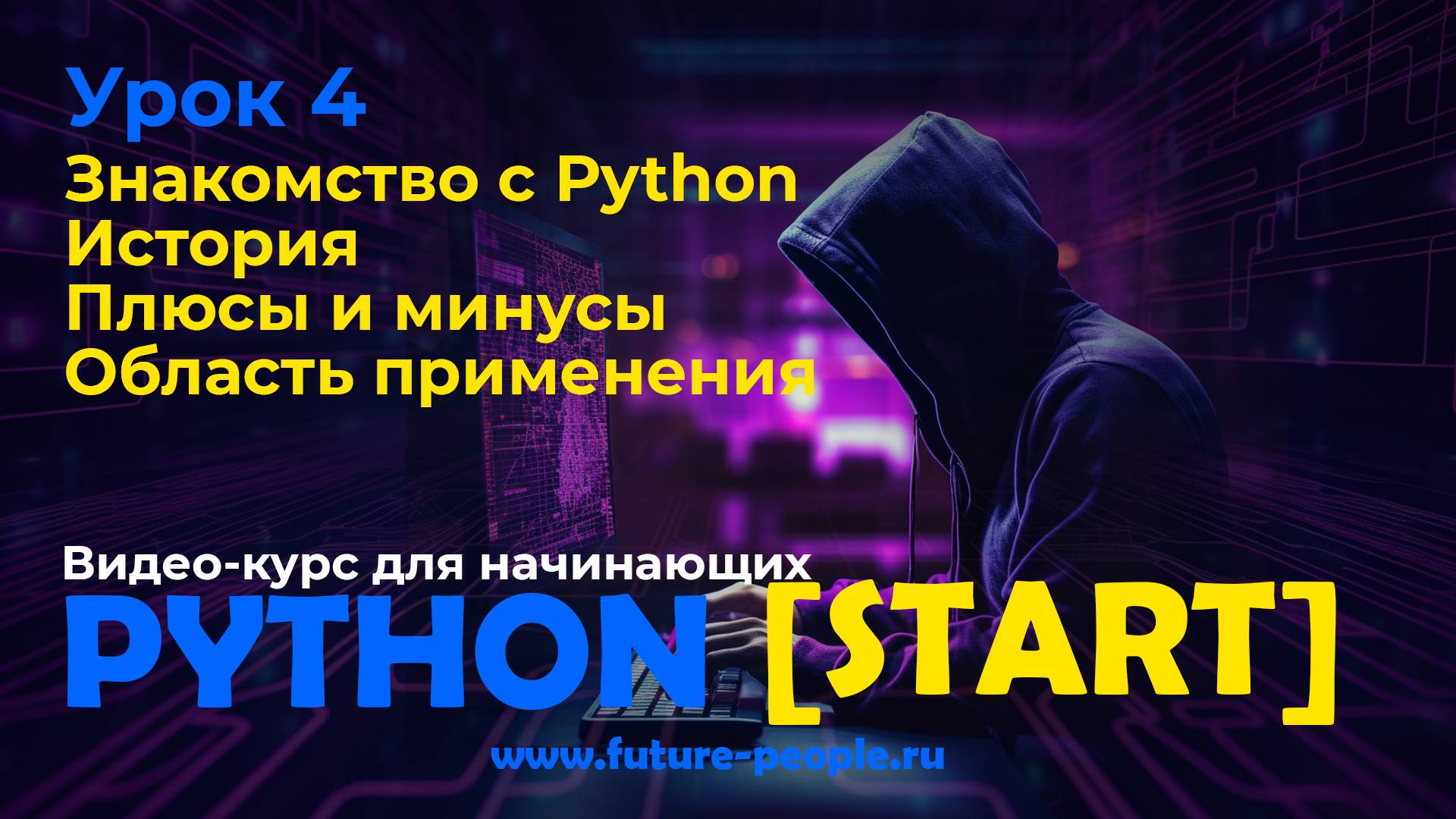 История Python. Плюсы и минусы. Область применения