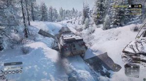 SnowRunner Состязание Остров пяти дорог за 6:00 на TUZ 420 "Tatarin"