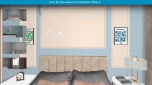 Обои BN International Smalltalk BN 219244 в интерьере. визуализация и фото.