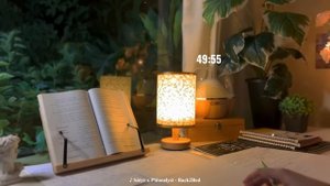 4-HOUR 🌿 Late Night Study With Me • Rain sounds☔ + Lofi bgm • Pomodoro 50-10 •