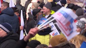 Митинг «За сильную Россию!» в поддержку кандидата в президенты Владимира Путина