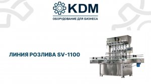 Автомат фасовки густых и вязких пастообразных продуктов SV-1100