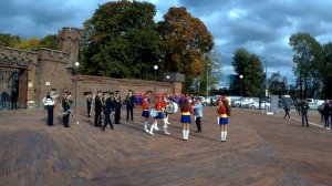 Марш девушек барабанщиц Открытие улицы Баранова после реконструкции , Калининград