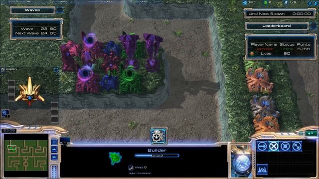 Starcraft 2 Rage TD Custom map G3 смотреть онлайн