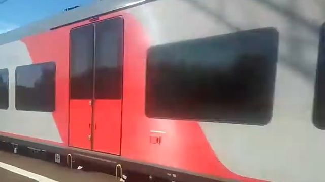 Поезд Эс2г ласточка рижский вокзал-ржев мимо СТ.румянцево смотреть онлайн