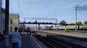 "Назад в прошлое!". Паровоз Л1344 с поездом победы в Оренбурге