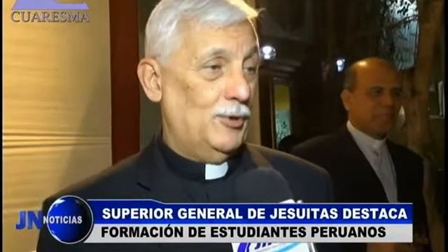 270317 Superior General de Jesuitas destaca formación de estudiantes peruanos
