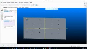 Creo 2.0 -  Создание массива отверстий