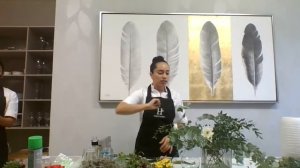 Arreglos de flores para el comedor segunda parte.