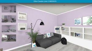 Обои Caselio Linen 2 68525474 в интерьере. визуализация и фото.