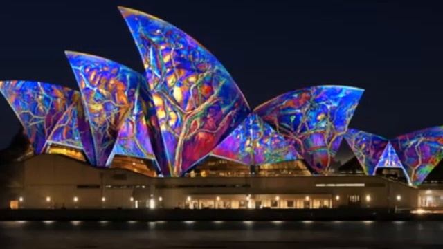 세계3대 미항 호주 시드니 오페라하우스의 빛의 축제▷Sydney opera house Light Festival смотреть онлайн