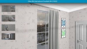 Обои BN International Smalltalk BN 219322 в интерьере. визуализация и фото.