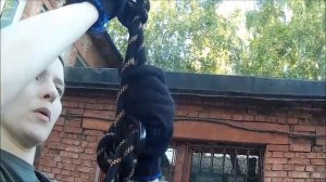 Клуб спортивного туризма"Высота".Спуск по перилам,блокировка спусковых устройств.