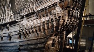 музей Васа в Стокгольме. Старинный корабль Васа