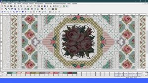 Как в  программе Pattern Maker подсчитать расход нитей для  части схемы