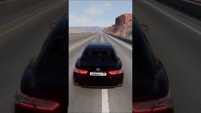 Машина под авария бетонный барьер | BeamNG.Drive #shorts #beamngdrive #beamngshorts #беамнгдрайв