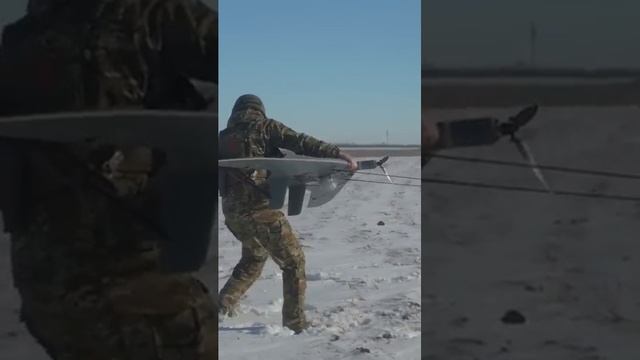 Отправка БПЛА-разведчика #СВОИ #РОССИЯ #победазанами