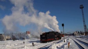 Рускеальский экспресс. Сортавала. Маневровые работы паровоза Л-2198
