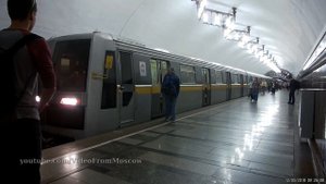 Парад поездов метро 2018, Добрынинская // Parade of subway trains, Dobryninskaya