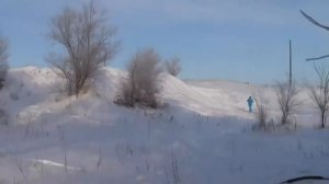 село Кинзелька зимой.