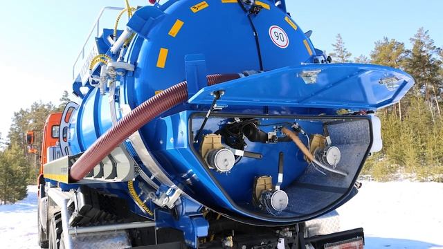 Илососная машина МВС-10 КАМАЗ-43118 Арктика