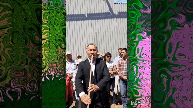 Роберт Юлдашев на флешмобе за будущий музей Городище Башкорт.Башкортостан. 27.06.2023г.