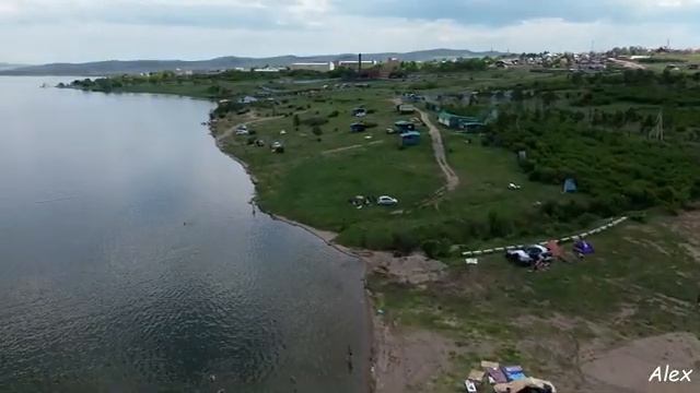 Полет на озером Шира (Хакасия) июнь 2023 г.