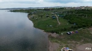 Полет на озером Шира (Хакасия) июнь 2023 г.