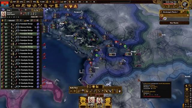 Montenegro is The New Byzantine Empire in Red Flood! Hearts of Iron 4 смотреть онлайн