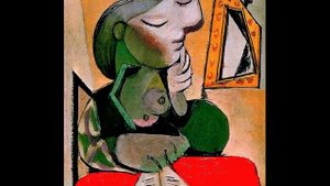 Портрет работы Пабло Пикассо. Песни нашего двора