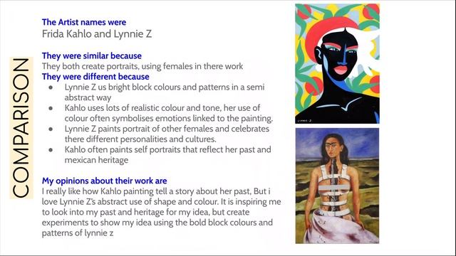 Artist research & comparison смотреть онлайн