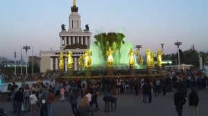 Торжественный запуск фонтанов 30 апреля - ВДНХ