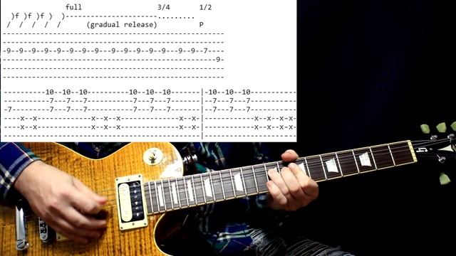 Финальное соло Fade to black - Metallica! Разбор с табами!