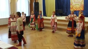 Выступление фольклорного коллектива "Игранчики" в III Фестивале "Золотые россыпи России"